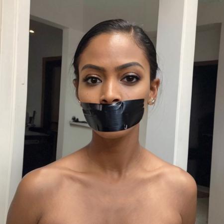 antoinette nolan share tape gagged bdsm photos