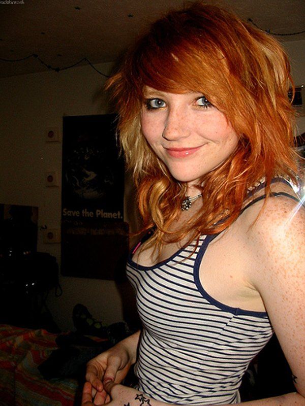 horney redhead