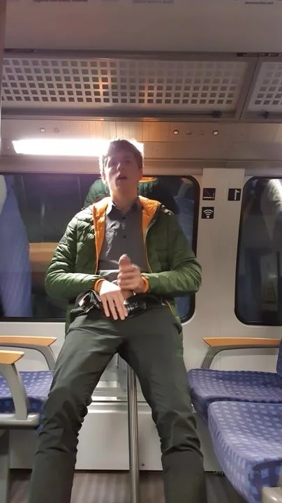 dan gustavson recommends french guy jerking off in train pic