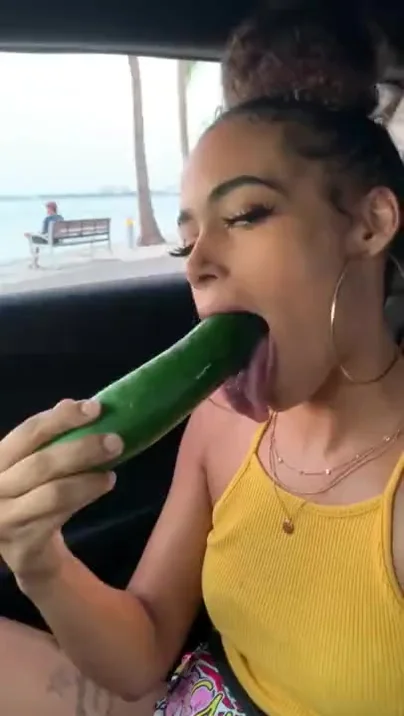 cecilia westman recommends deepthroating cucumber pic