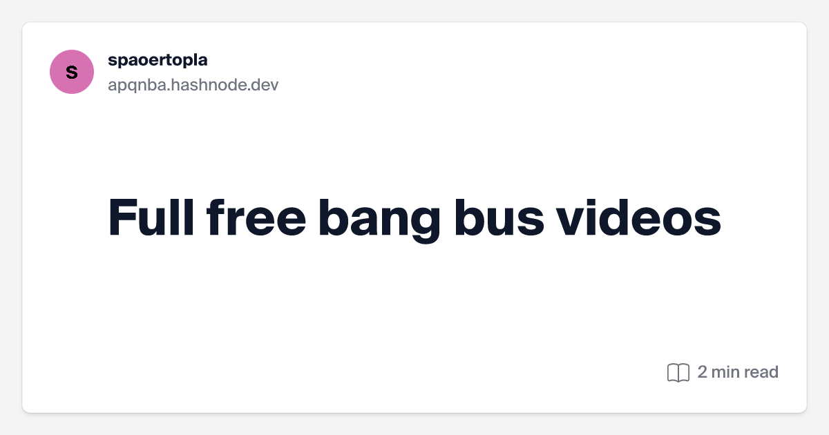 Best of How to get on bang bus