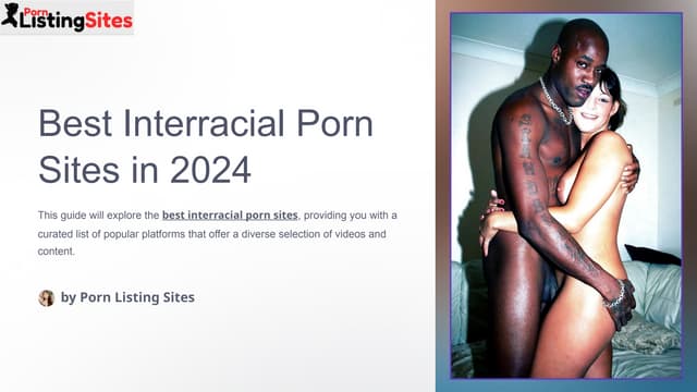 alice m keeney recommends Best Interracial Videos