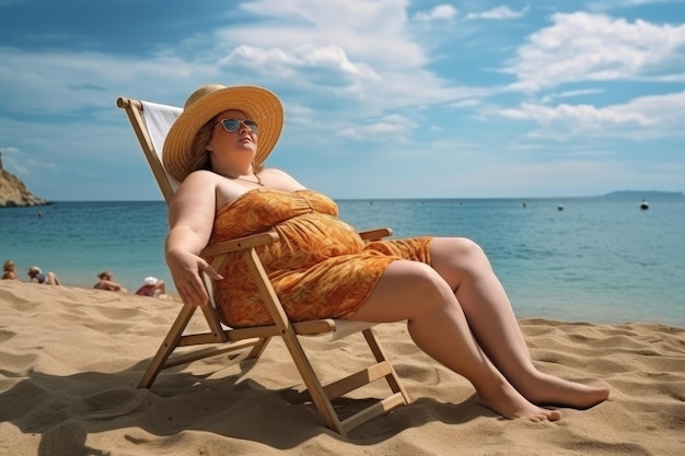 colin karban recommends fat beach lady pic