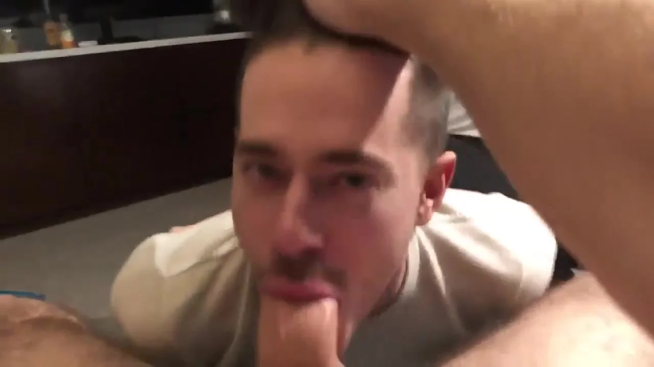men sucking men - chicken wing sex position lost bet strip