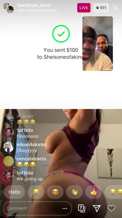 adewale olosunde recommends Instagram Live Naked