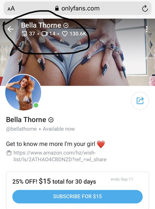 ben acosta recommends Bella Thorne Onlyfans Free