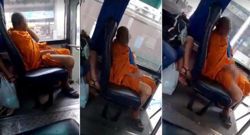 Masturbating In Public Bus filmer thai