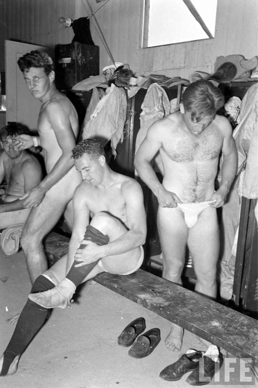 nude men locker room