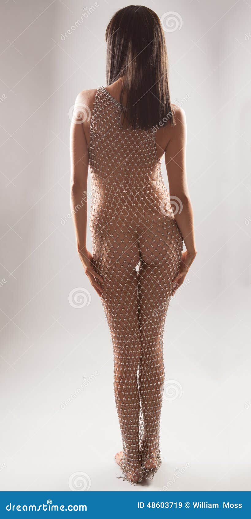 see through dress nude