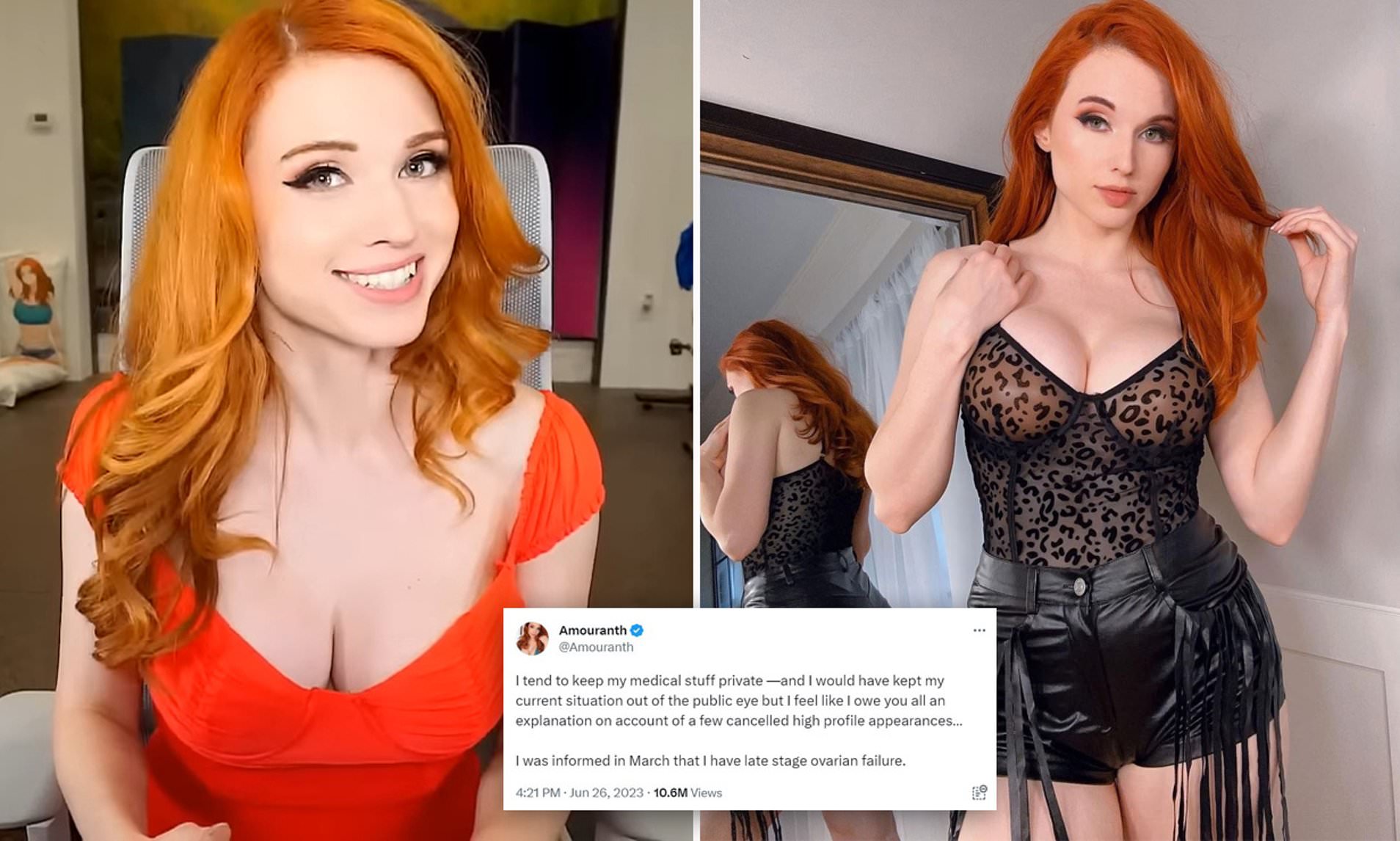 cindy powers recommends Amouranth Cancer