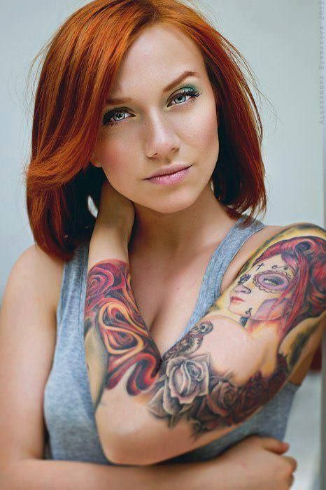 akira adams recommends tattoos for redheads pic