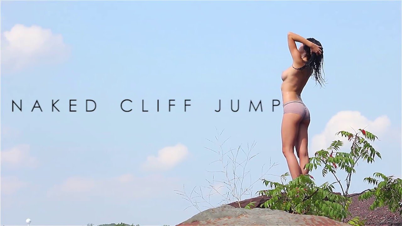 cliff diving nude