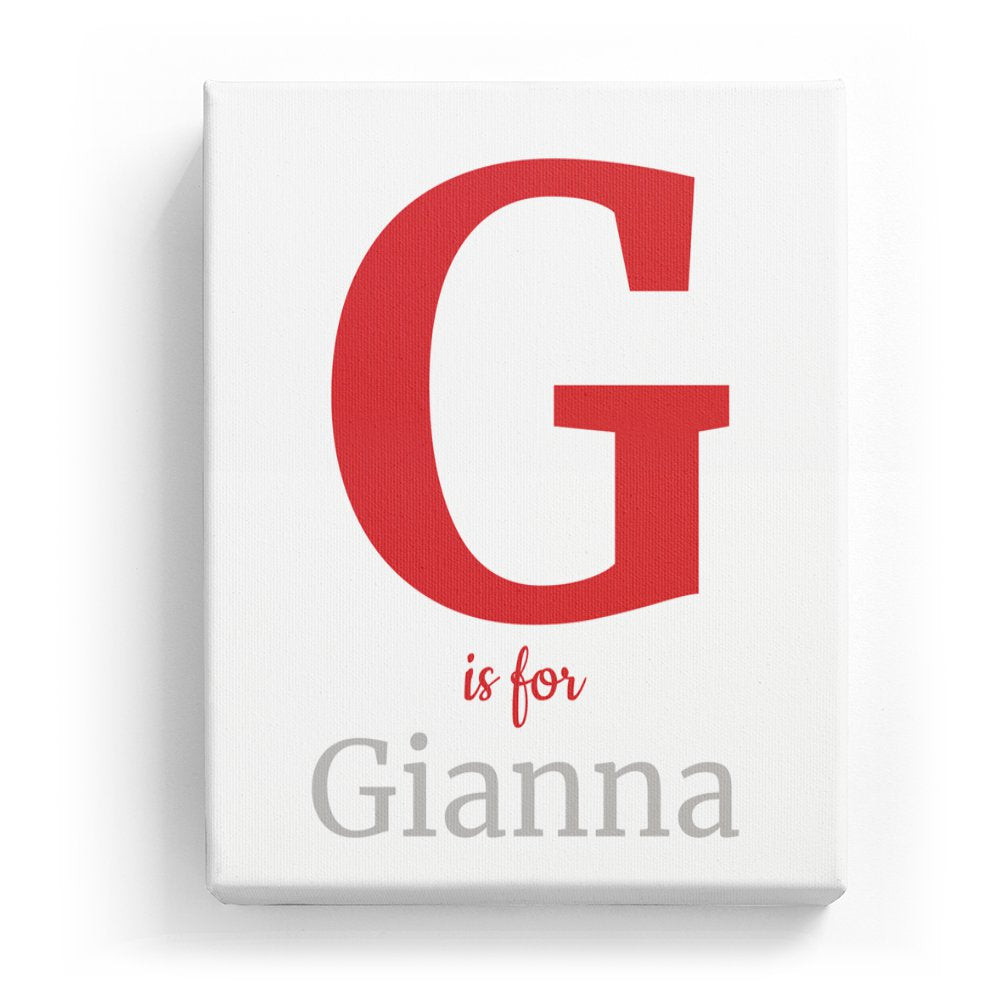 G For Gianna bridgette b