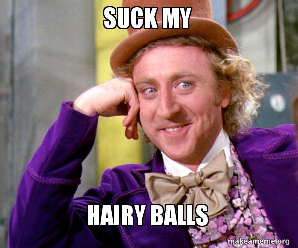 hairy balls suck