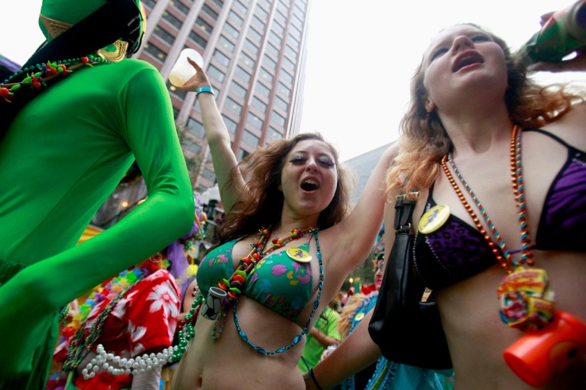 beni bowo recommends mardi gras tits pic