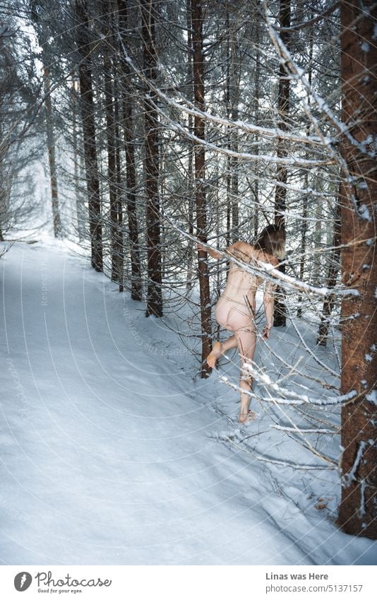 anthony bibal share nude woman in the snow photos